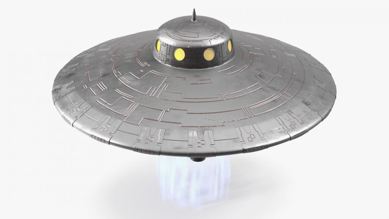 3D model Old UFO Ship Kidnaps