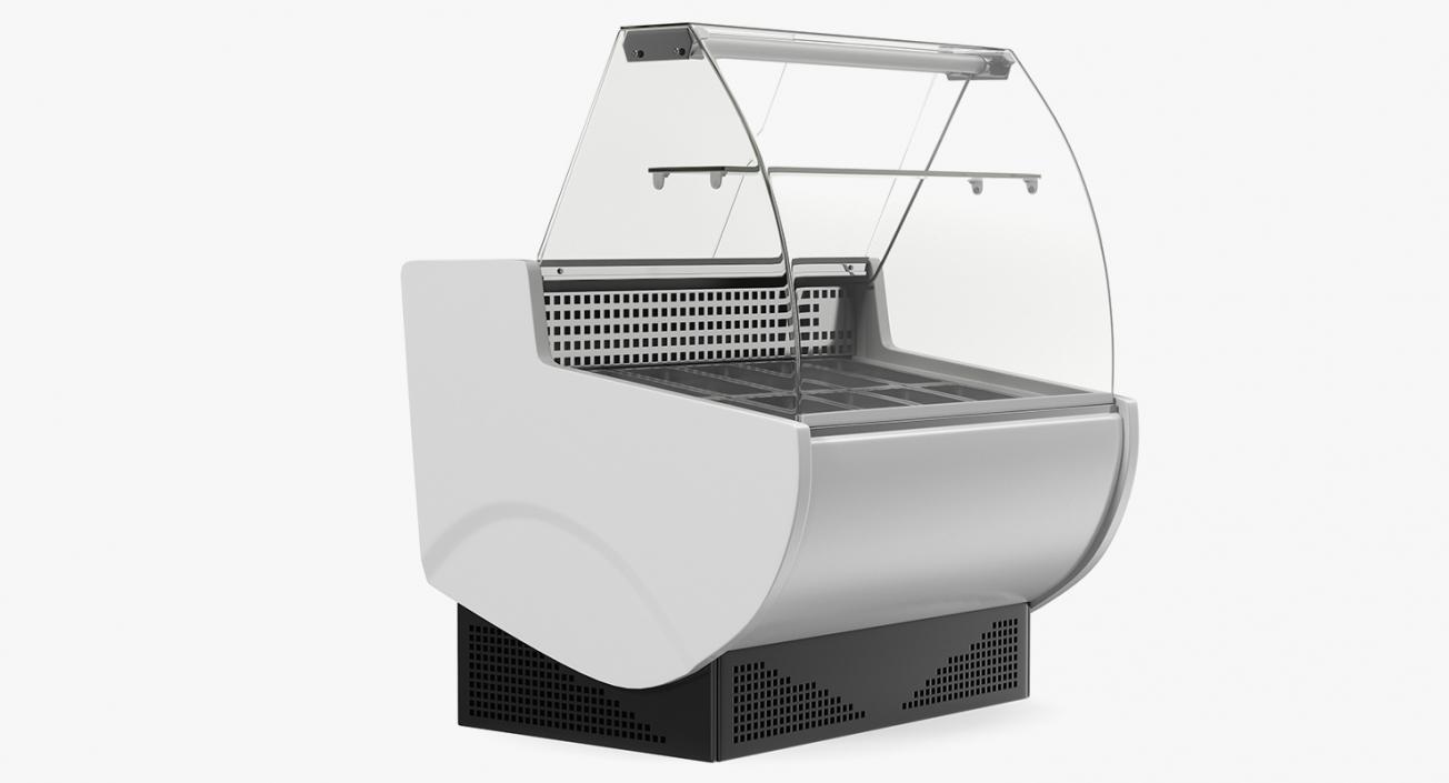 Frilixa Vista Food Display with Serveover Counter 3D model