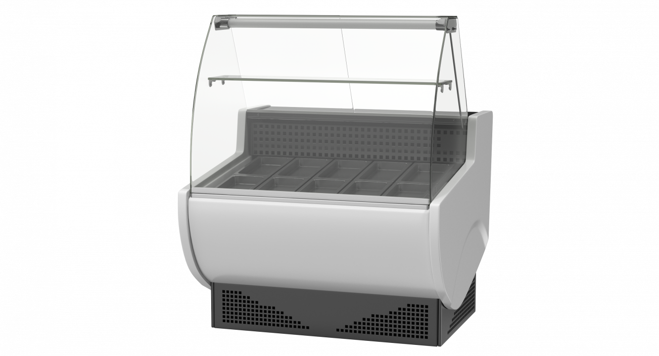 Frilixa Vista Food Display with Serveover Counter 3D model