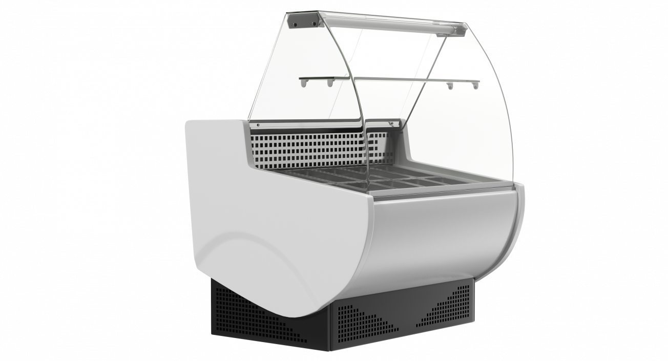 Frilixa Vista Food Display with Serveover Counter 3D model