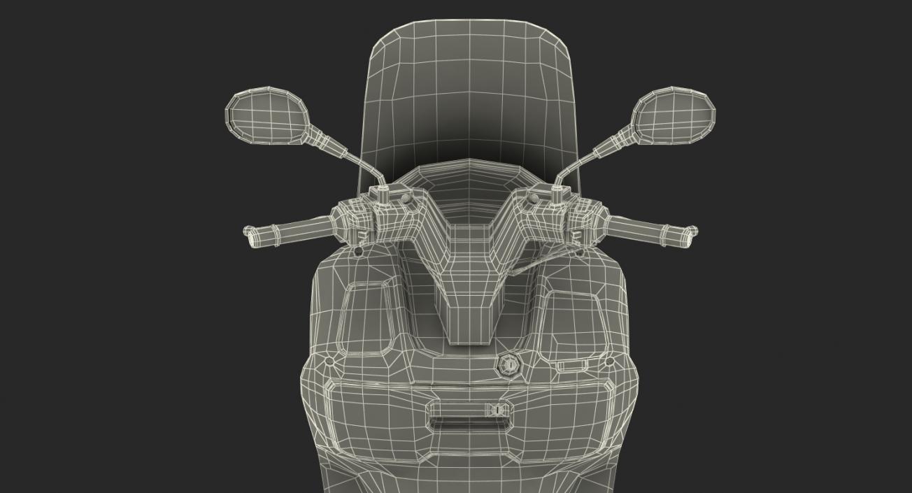 3D Generic Scooter Motorcycle