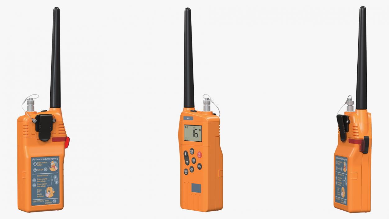 Survival GMDSS VHF Radio 3D model