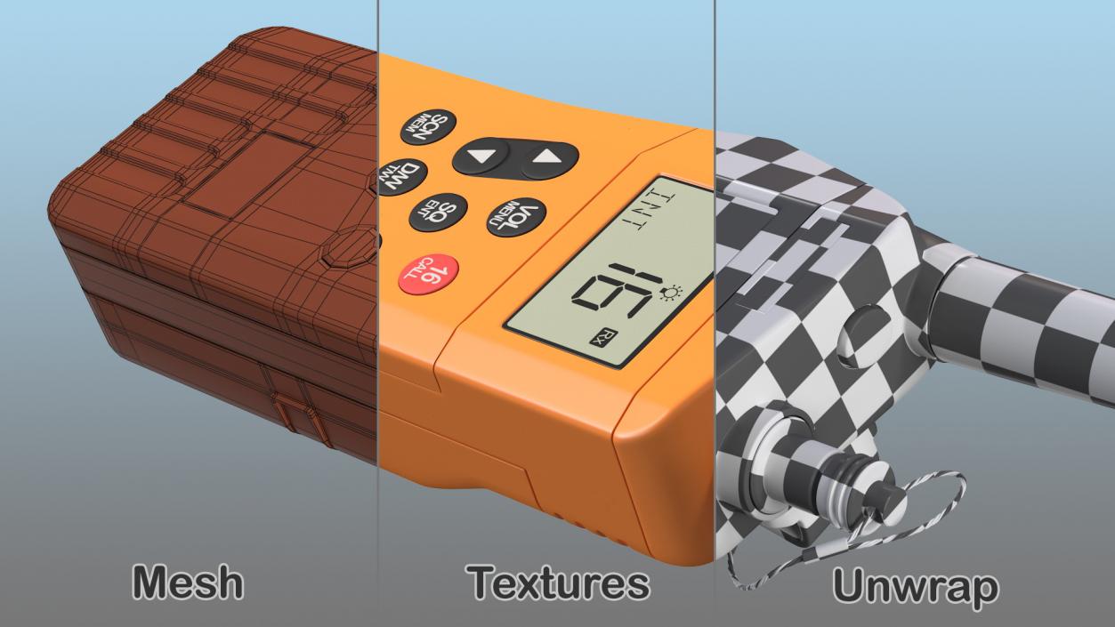 Survival GMDSS VHF Radio 3D model