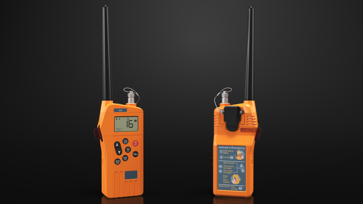 Survival GMDSS VHF Radio 3D model