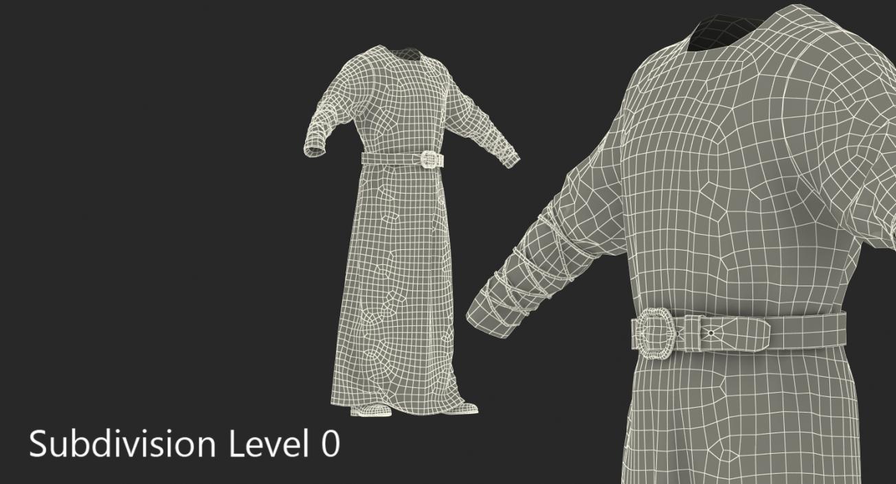 Medieval Clothing Men Tunic 3D