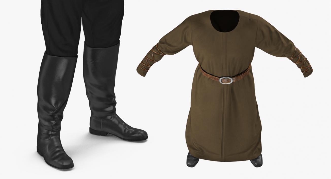 Medieval Clothing Men Tunic 3D