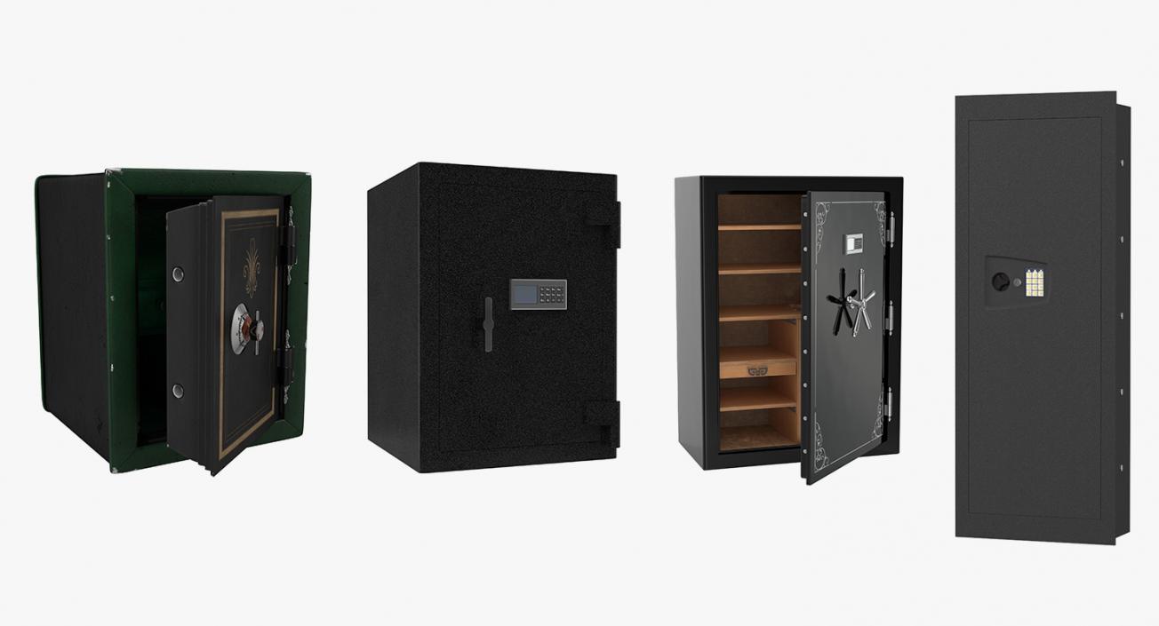 3D Safes Collection 4 model