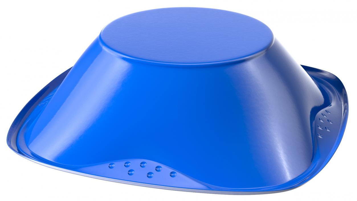 3D model Solo Squared Plastic Bowl Blue