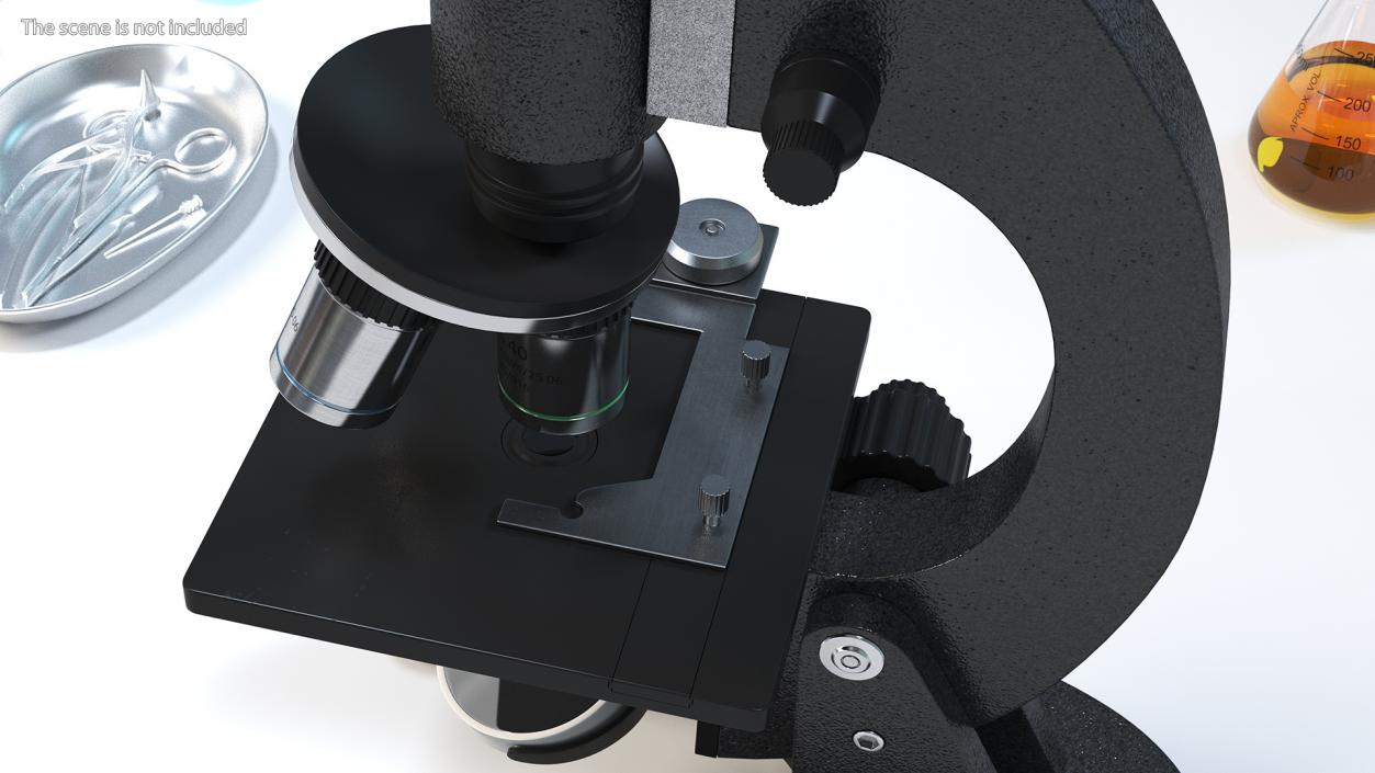 3D Laboratory Medical Teaching Microscope model