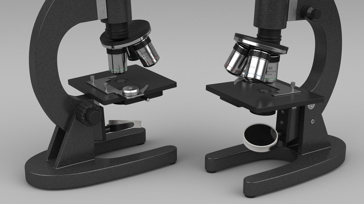 3D Laboratory Medical Teaching Microscope model