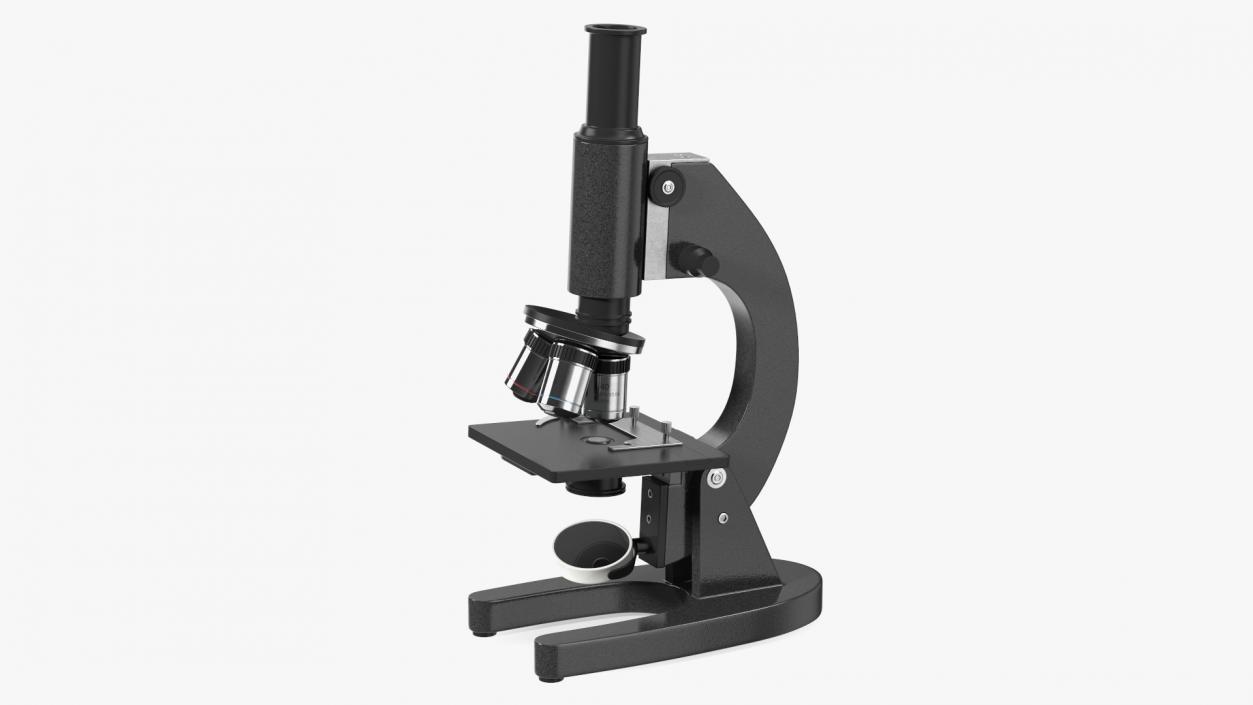 3D Laboratory Medical Teaching Microscope model