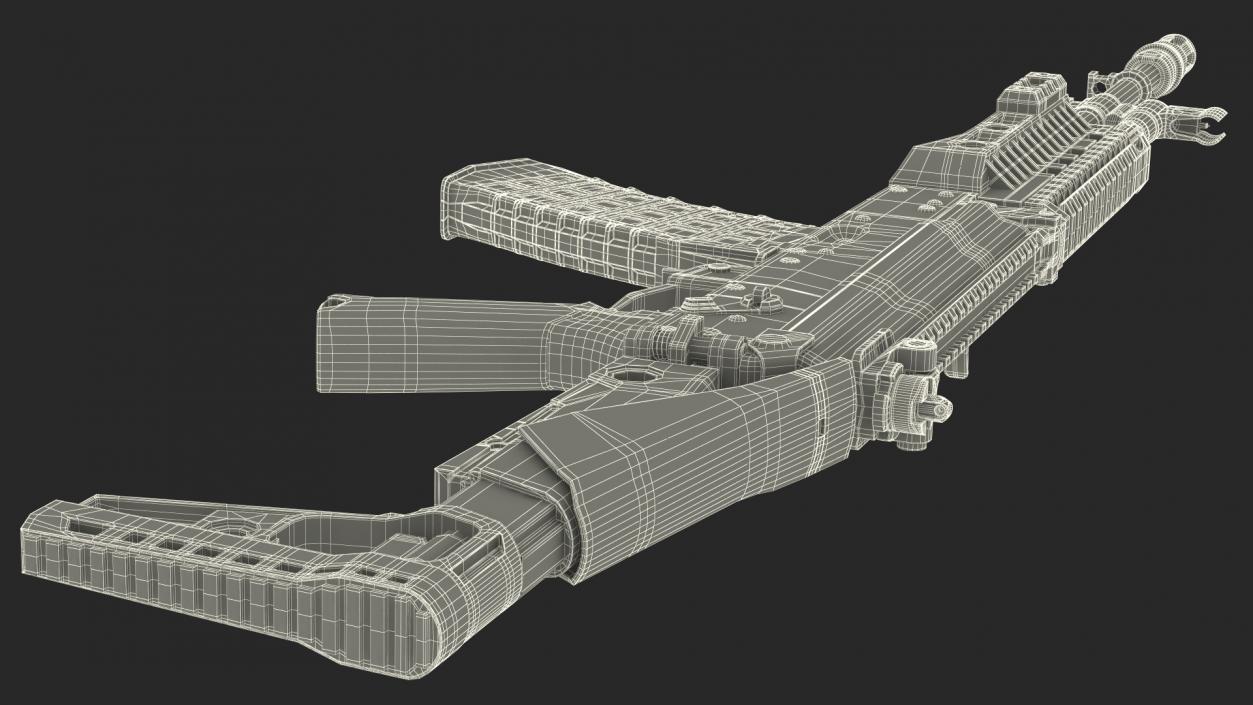 3D Kalashnikov Assault Rifle AK-12