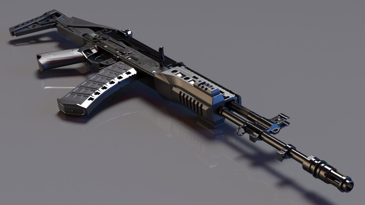 3D Kalashnikov Assault Rifle AK-12