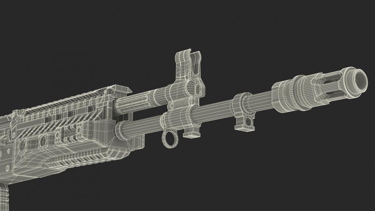 3D Kalashnikov Assault Rifle AK-12