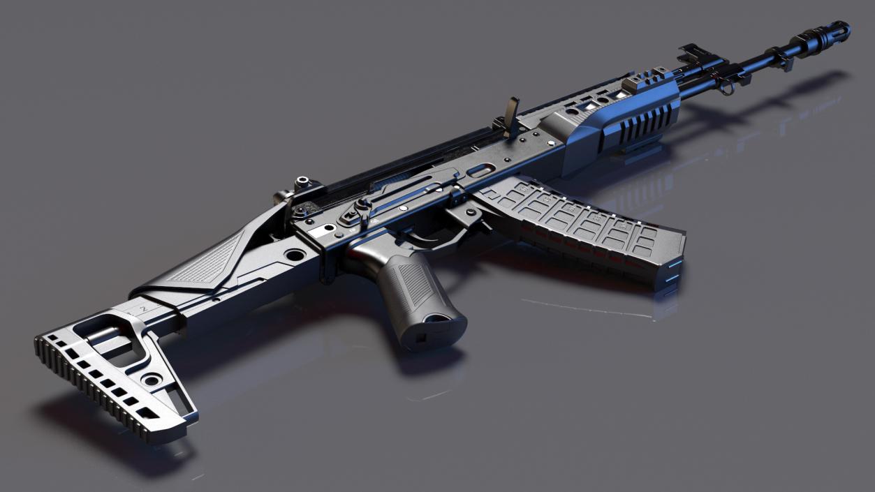 3D Kalashnikov Assault Rifle AK-12