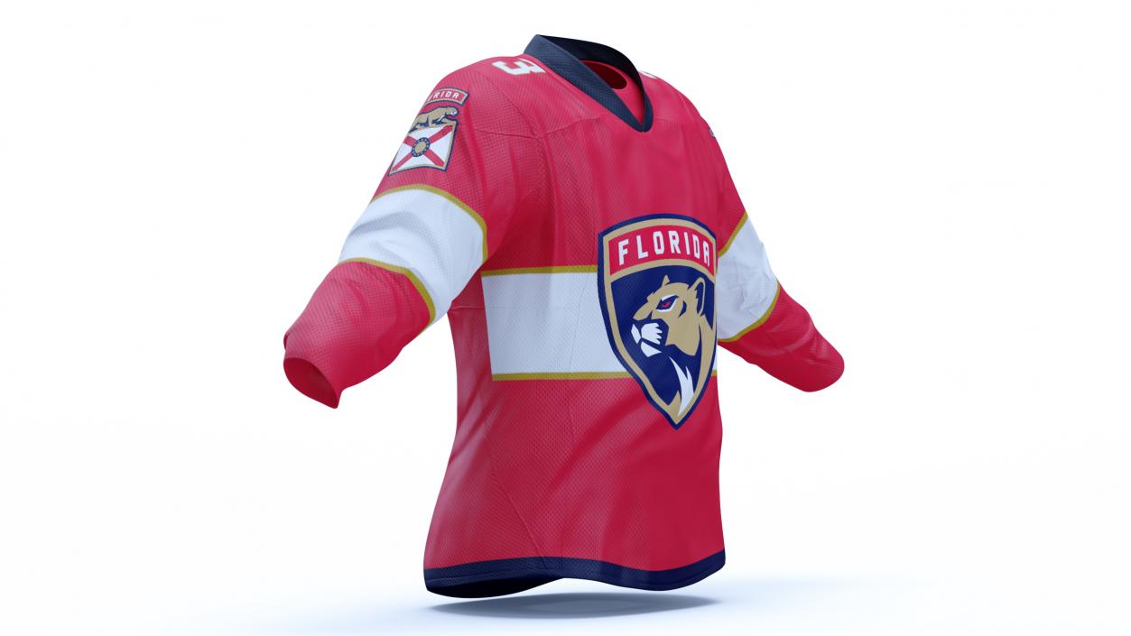 3D model Hockey Jersey Florida Panthers