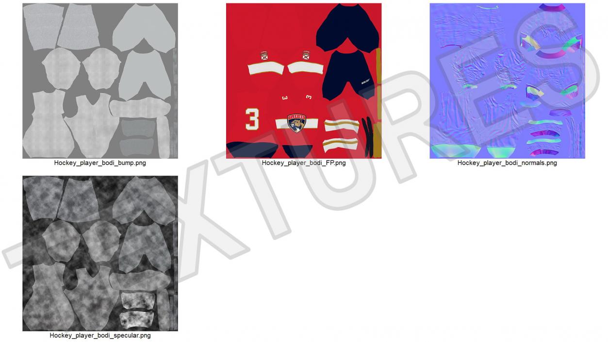 3D model Hockey Jersey Florida Panthers