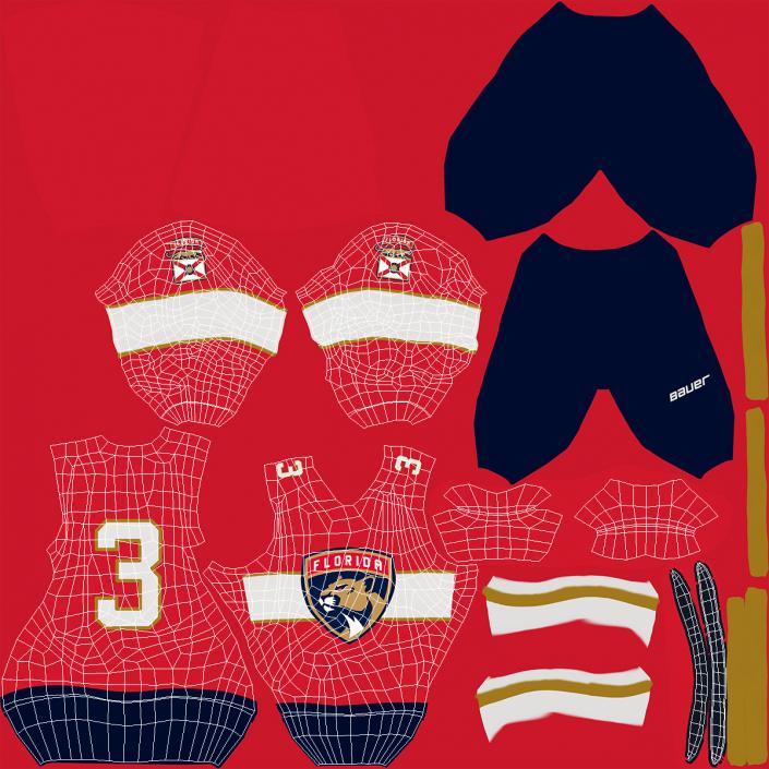 3D model Hockey Jersey Florida Panthers