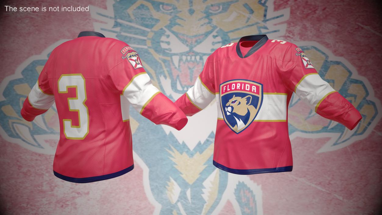 3D model Hockey Jersey Florida Panthers