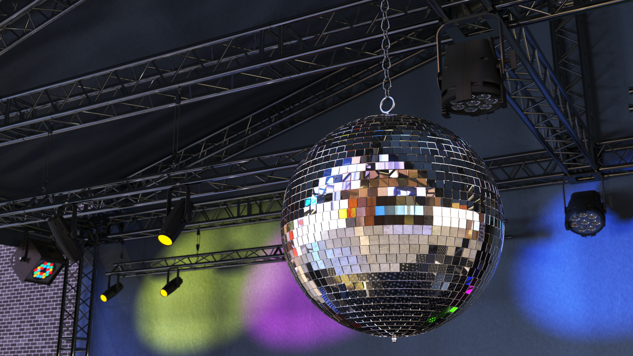 Mirror Disco Ball 3D