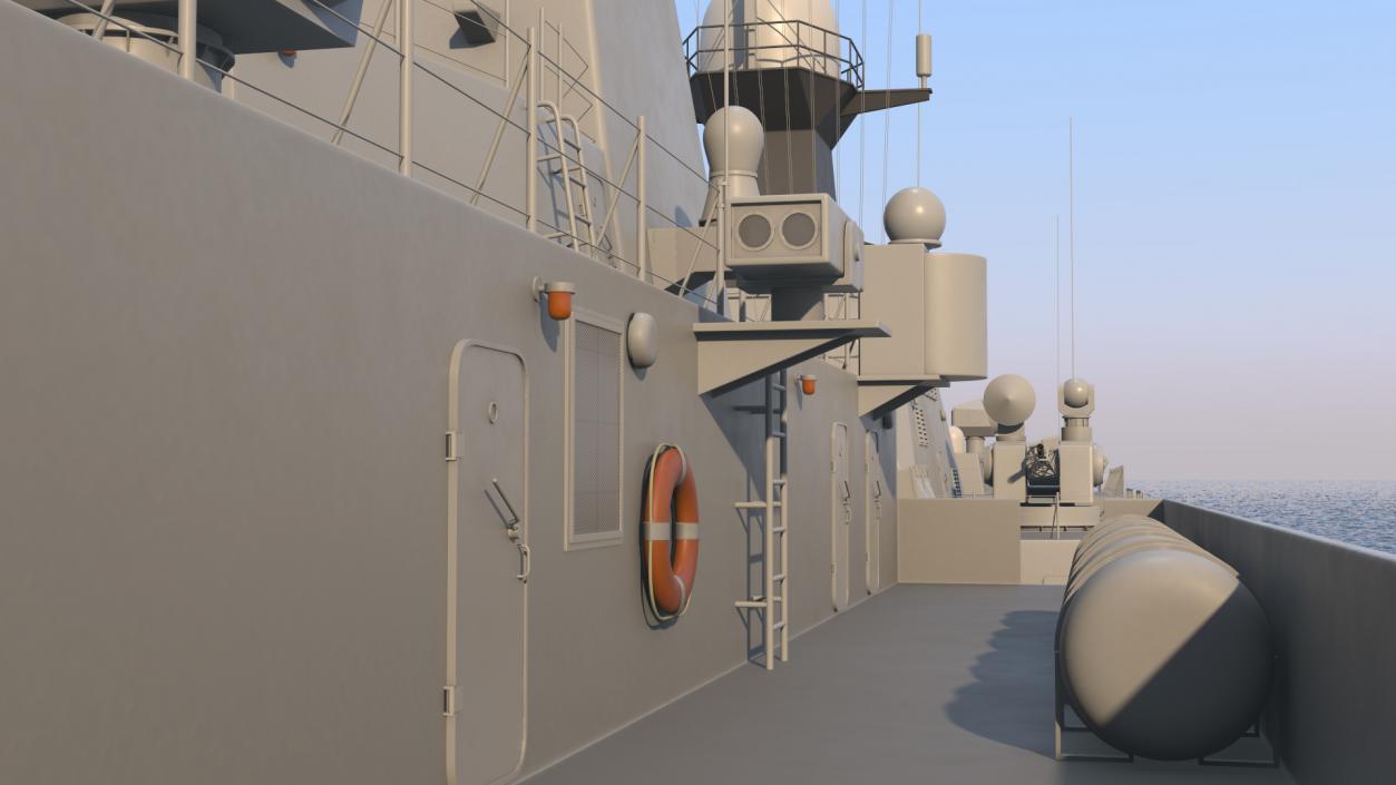 Frigate 3D model