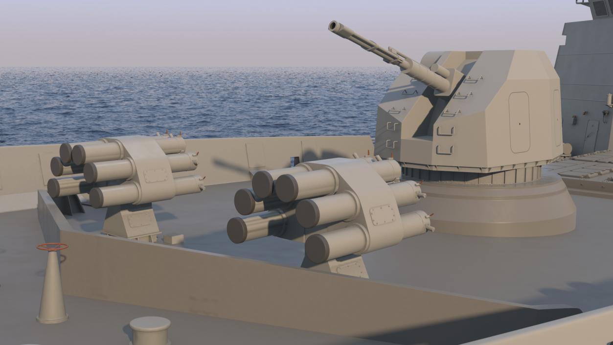 Frigate 3D model