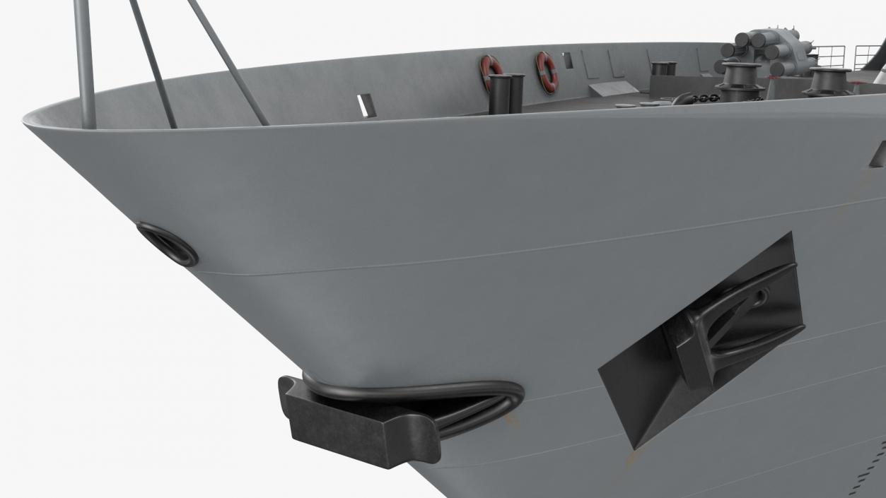 Frigate 3D model