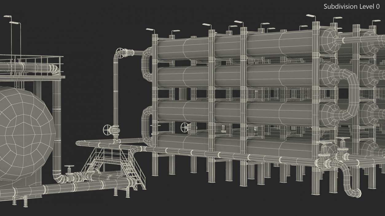 Separators Heat Exchangers Green 3D