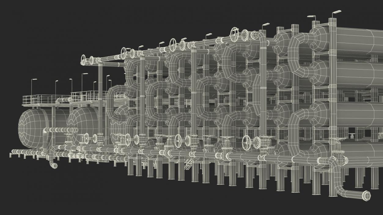 Separators Heat Exchangers Green 3D