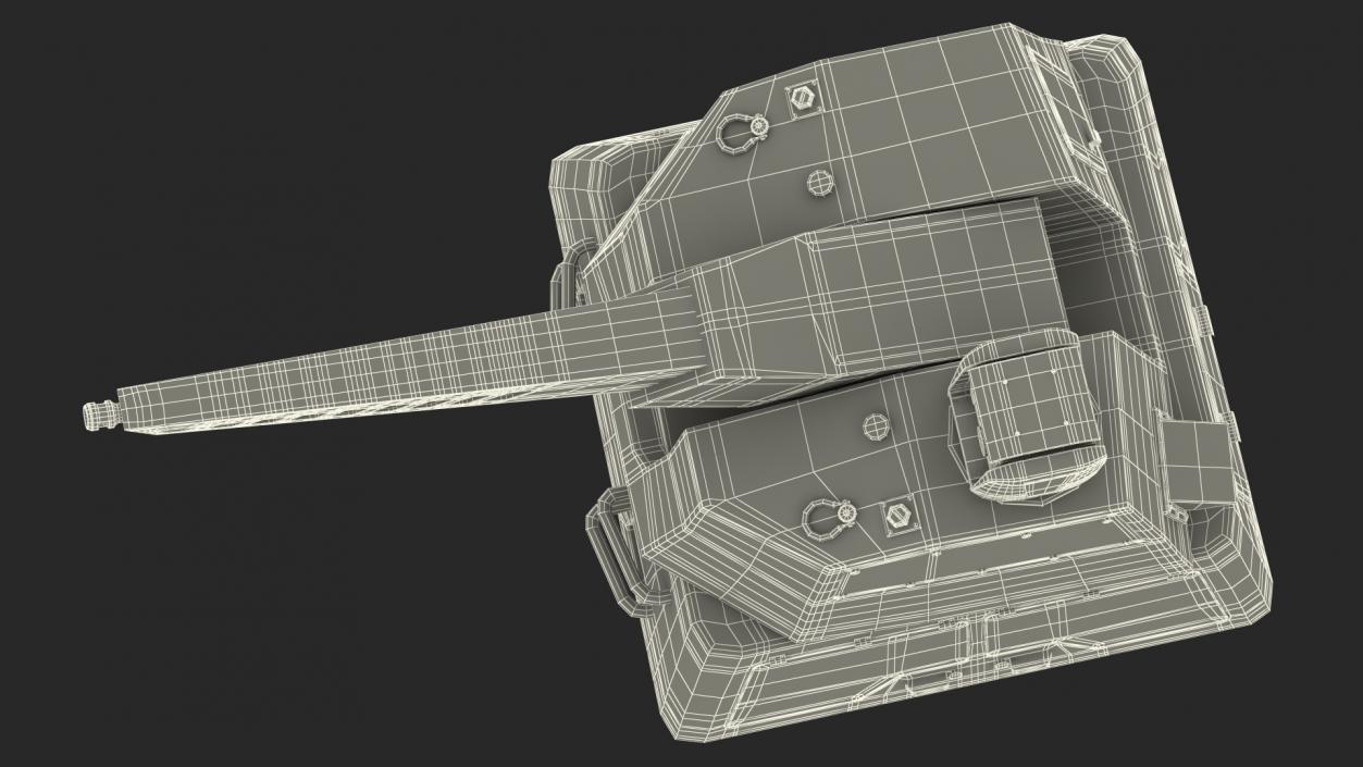 3D model Autonomous Rapid-Firing Turret