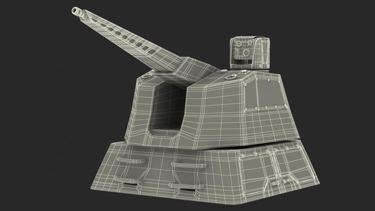 3D model Autonomous Rapid-Firing Turret