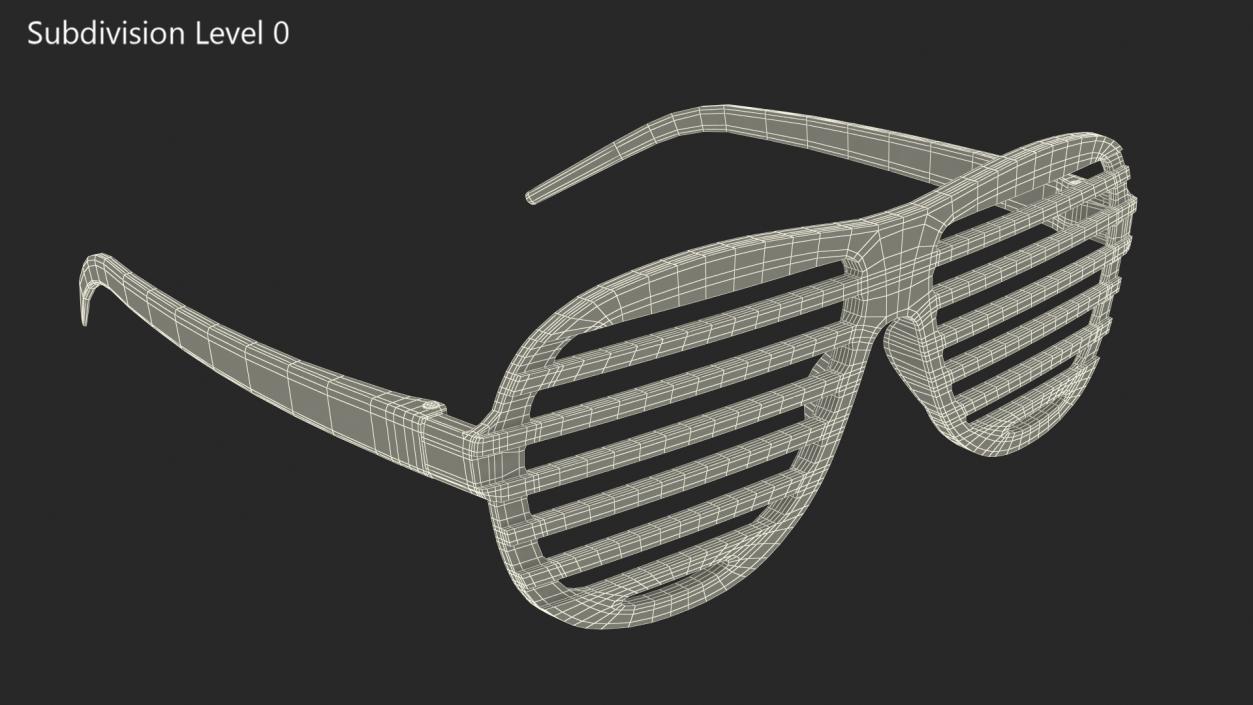 American Flag Shutter Sunglasses 3D