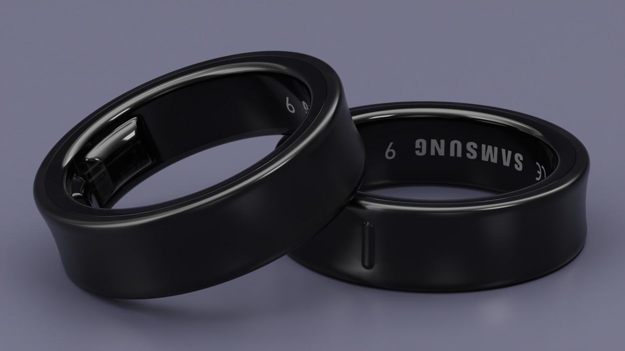 Samsung Galaxy Ring Titanium Black 3D model