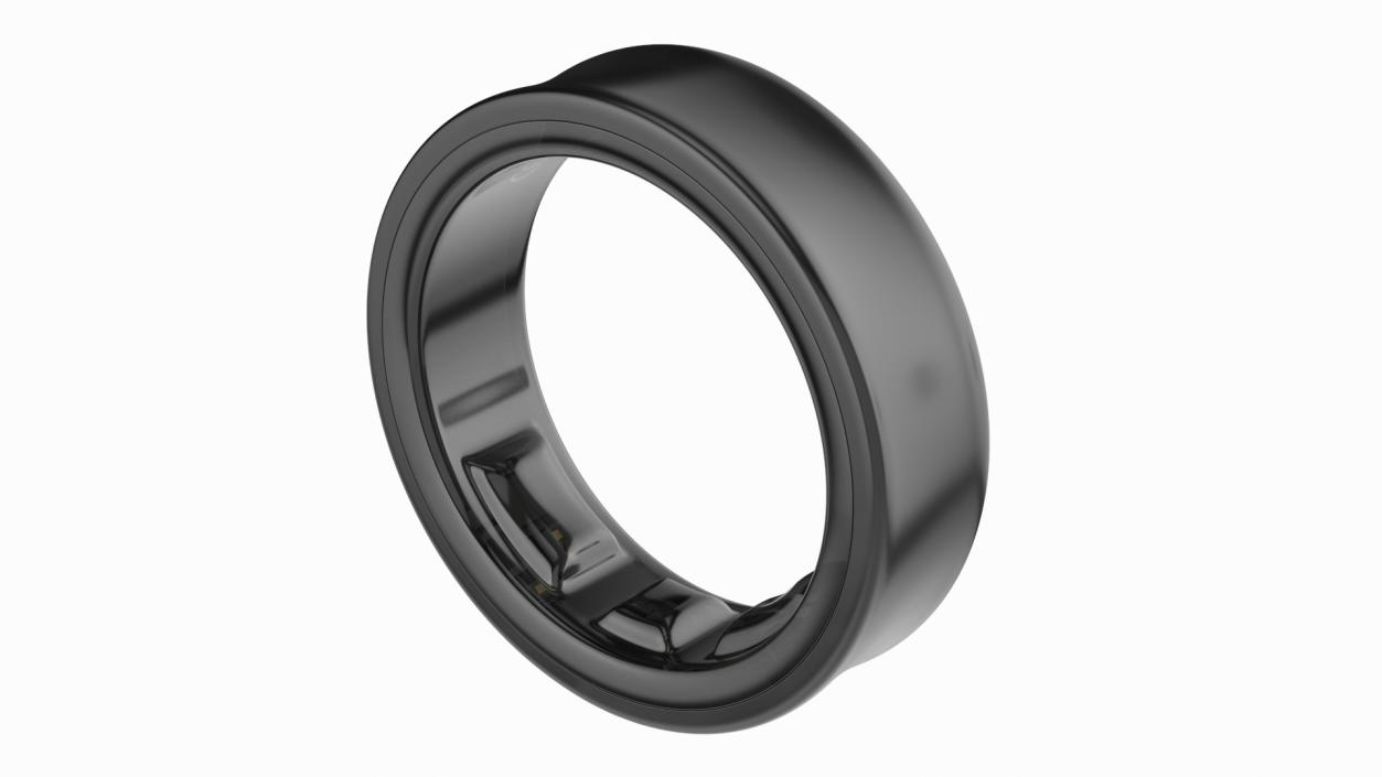 Samsung Galaxy Ring Titanium Black 3D model