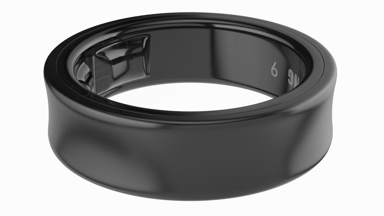 Samsung Galaxy Ring Titanium Black 3D model