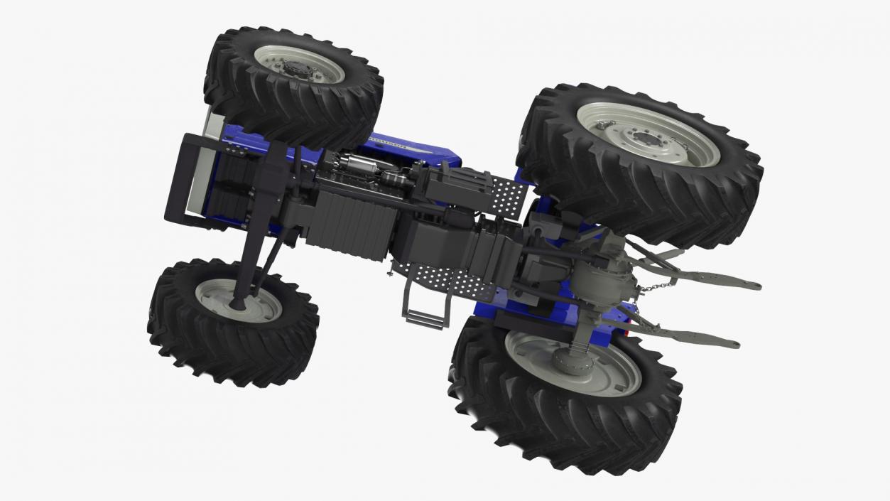 3D Massey Ferguson 385 Tractor Rigged for Maya model