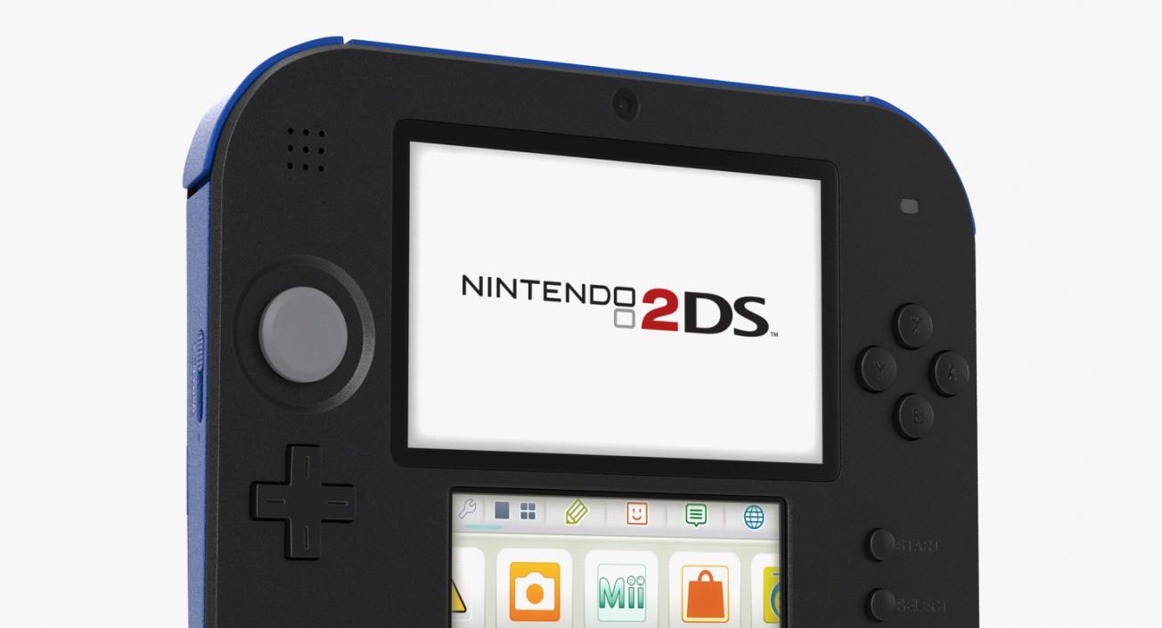 Nintendo 2DS Handheld Game Console 3D model