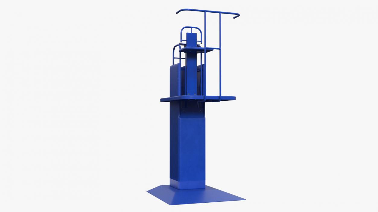 3D Volleyball Umpire Chair Blue model