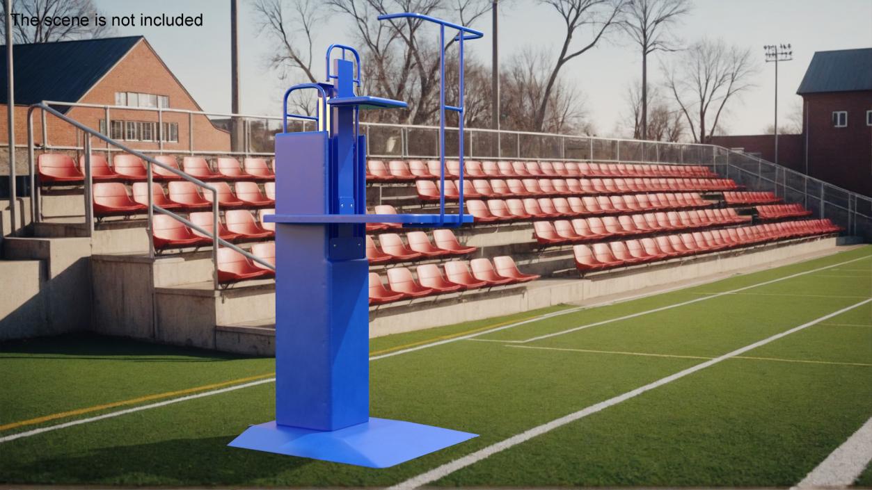 3D Volleyball Umpire Chair Blue model