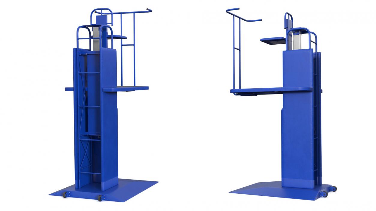 3D Volleyball Umpire Chair Blue model