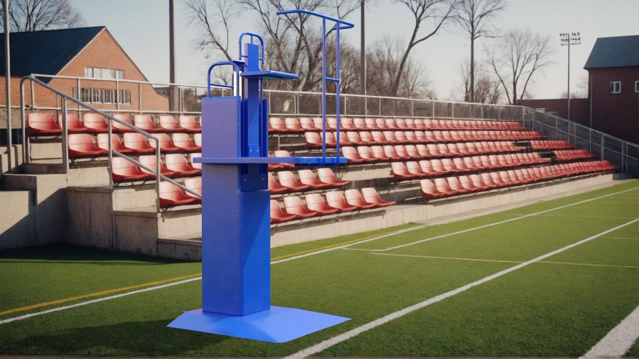 3D Volleyball Umpire Chair Blue model