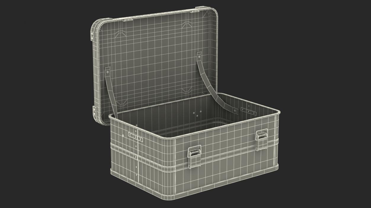 Aluminum Storage Box Swiss Link Small 3D