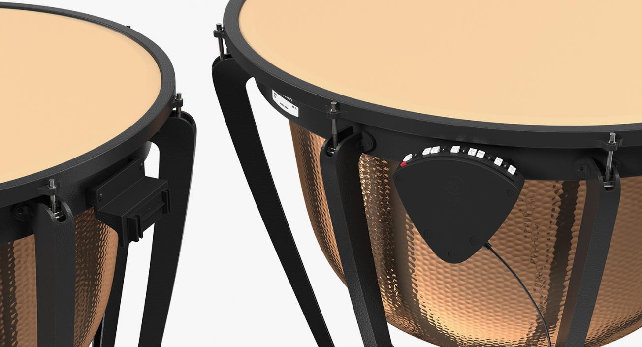 3D Yamaha Concert Timpani Set