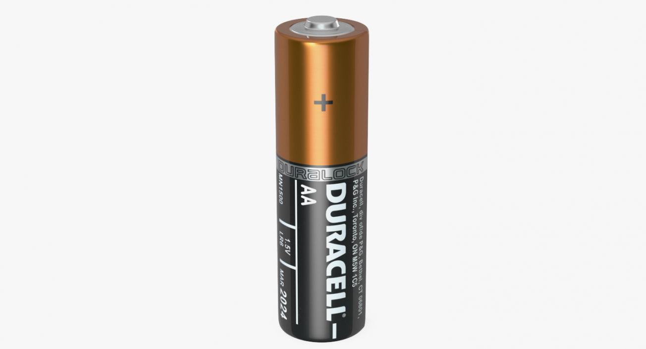 Duracell AA Battery 3D model