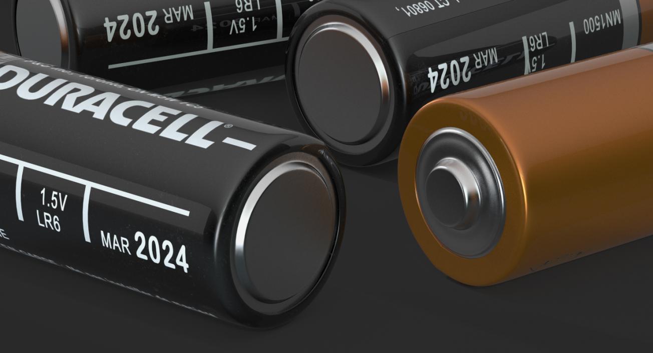 Duracell AA Battery 3D model