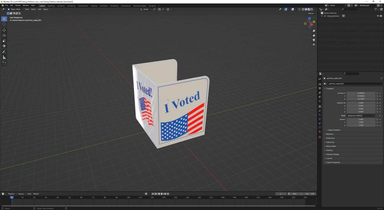 3D Voting Partition