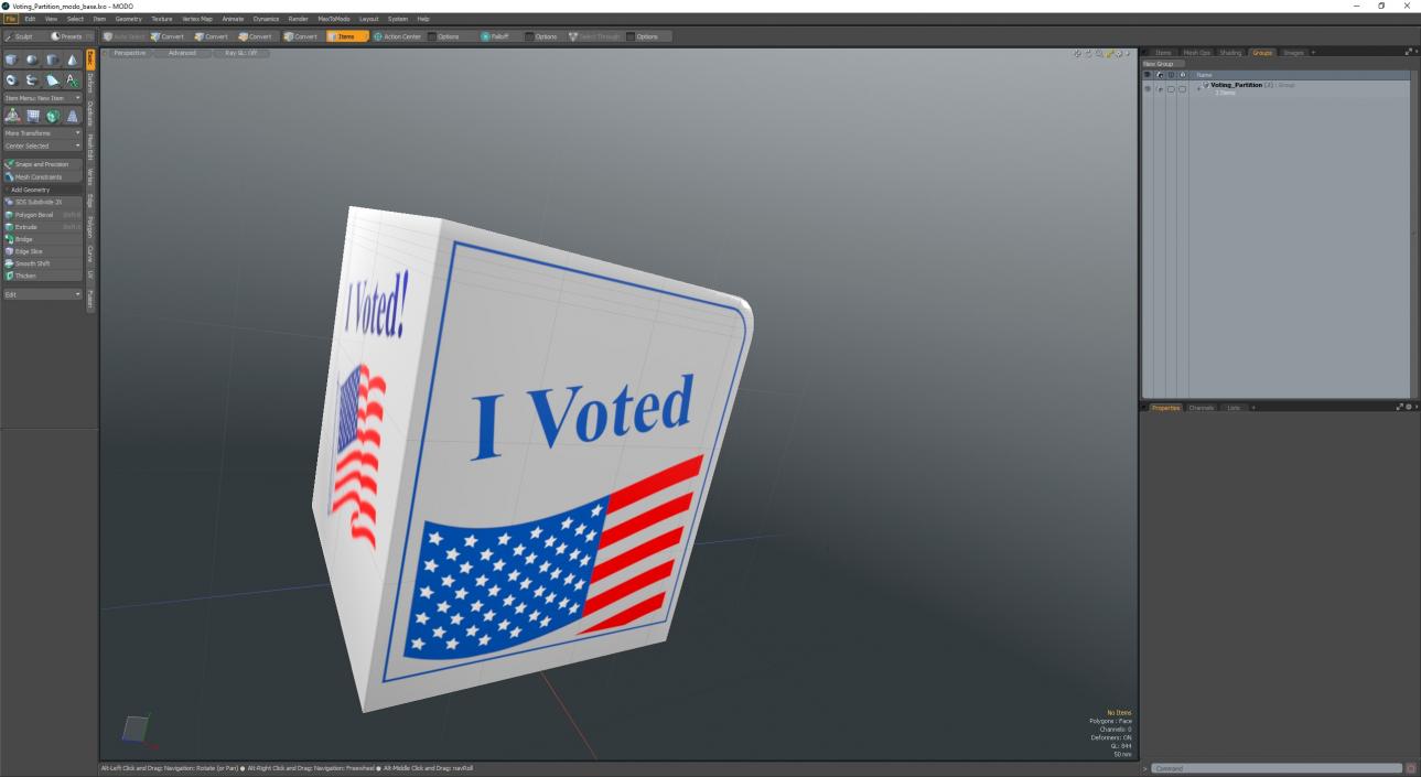 3D Voting Partition