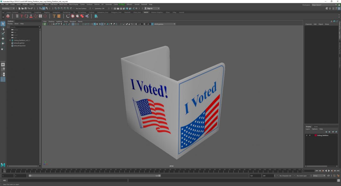 3D Voting Partition