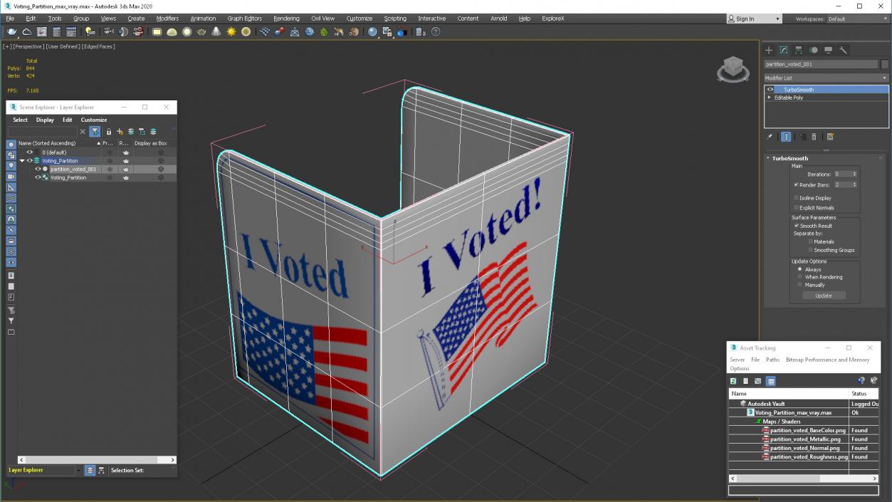 3D Voting Partition