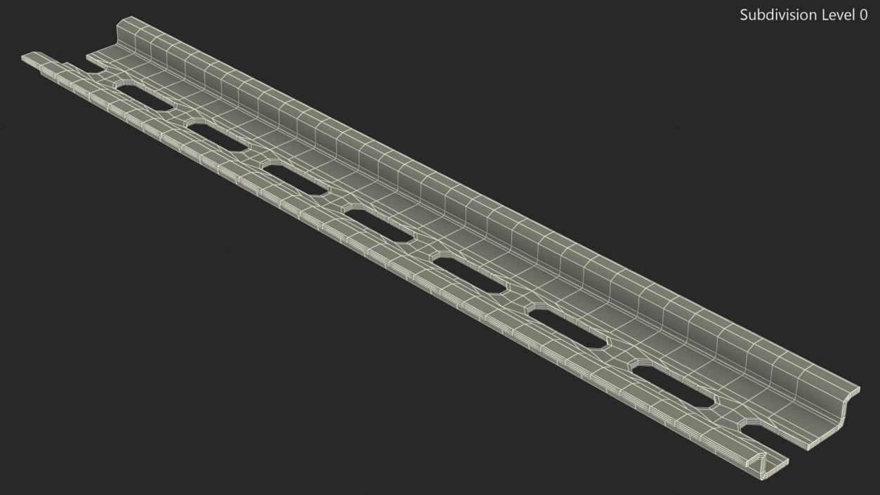 3D model Din Rail